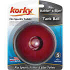 Korky Red Chlorazone Rubber Tank Ball  Image 2