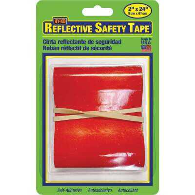Hy-Ko 2 In. W. x 24 In. L. Red Reflective Safety Tape